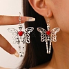 Alloy Dangle Earrings for Women PW-WG8ABE0-05-1