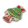 Christmas Theme Opaque Printed Acrylic Pendants SACR-S035-02A-2