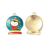 Christmas Alloy Enamel Pendants ENAM-D047-07G-01-1