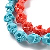 Synthetic Coral Carved Beads Strands CORA-M001-10-M-2