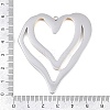 304 Stainless Steel Big Pendants STAS-H249-01GP-3