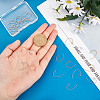 32Pcs 2 Colors Brass Earring Hooks FIND-AR0001-58-3