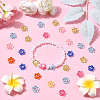 300Pcs Transparent Acrylic Bead Frame MACR-SP0002-03-5