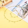 Butterfly Charm Necklace and Bracelets SJEW-JS01215-4
