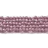 Glass Imitation Jade Beads Strands GLAA-H021-02-05-2