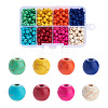 Kissitty 400Pcs 8 Colors Synthetic Turquoise Beads Strands TURQ-KS0001-01-18