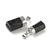 Natural Black Tourmaline Pendants G-D350-02P-2