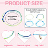 32Pcs 4 Colors Nylon Thread Bracelets Making BJEW-TAC0068-3