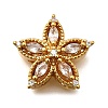 Brass Pave Cubic Zirconia Multi-strand Links KK-F913-14G-03-1