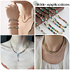 3 Strands Imitation Jade Glass Beads GLAA-PA0001-36A-02-6