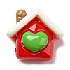 Christmas Opaque Resin Cabochons LS-RESI-K027-21E-1