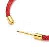 Nylon Cord Bracelet Making KK-CBACFA2-01G-35-3