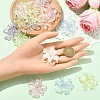 10Pcs UV Plating Iridescent Plastic Beads Caps FIND-YW0007-94A-4