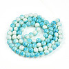 Transparent Baking Paint Glass Beads Strands DGLA-N009-10mm-05-3