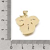 Brass Micro Pave Colorful Cubic Zirconia Pendants CU-E002-10G-3