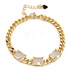 Brass Bracelets BJEW-K261-05G-2