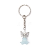 Angel Acrylic & Alloy Pendant Keychain KEYC-JKC00597-01-1