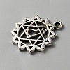 Chakra Zinc Tibetan Style Alloy Pendants LS-FIND-WH0137-05B-AS-2