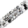 Electroplate Glass Beads Strands EGLA-D018-02C-1