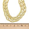 201 Stainless Steel Mesh Chain Necklaces LS-NJEW-H085-01G-3