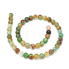 Natural Peacock Agate Beads Strands G-D0005-22-8mm-2