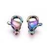 Ion Plating(IP) 304 Stainless Steel Lobster Claw Clasps X-STAS-E475-02D-1