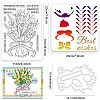 Globleland Custom PVC Plastic Clear Stamps DIY-GL0004-54-6