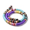 Handmade Polymer Clay Bead Strands CLAY-C003-04B-3