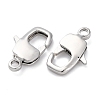 Brass Lobster Claw Clasps X-KK-H513-01A-P-2