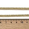 3.5MM Polyester Metallic Cord Braided Cord Necklace Making FB-CBAA152-01G-11-3