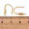 Brass Micro Pave Cubic Zirconia Earring Hooks KK-CBA8EB2-10G-3