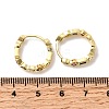Brass Micro Pave Cubic Zirconia Hoop Earrings EJEW-P322-02G-5