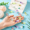 32Pcs 8 Colors Acrylic & Glass Pendants PALLOY-TAC0175-6