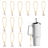 12 Constellation Alloy Rhinestone Cup Handle Pendant Decorations HJEW-AB00451-1