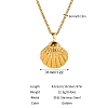 Minimalist Ocean 304 Stainless Steel Pendant Necklaces for Women LS-HW3248-4-2
