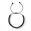 Natrual Tiger Eye Beads Braided Bead Bracelets SJ0485-1-1