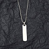 201 Stainless Steel Pendant Necklaces for Man NJEW-Q336-03E-P-2