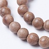Natural Wood Beads Strands WOOD-J001-02-10mm-5
