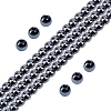 1 Strand Electroplated Synthetic Non-Magnetic Hematite Beads Strands G-PA0002-42B-1