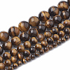 Natural Tiger Eye Beads Strands X-G-S333-10mm-001-2