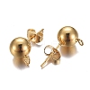 304 Stainless Steel Stud Earring Findings LS-X-STAS-P148-07G-A-2