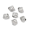 Hammered 304 Stainless Steel Beads STAS-B127-01P-03-1