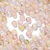 Frosted Transparent Acrylic Beads OACR-F013-12-2