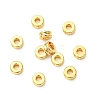SHEGRACE Flat Round Brass Beads XGRPCU553-295G-2