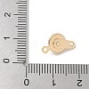 Brass Snap Clasps KK-U052-25G-3