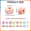 80Pcs 8 Colors Imitation Rabbit Hair European Beads FIND-PH0027-68B-2