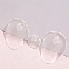 4 Pairs 2 Style Invisible PVC Plastic Flip Flop Pads AJEW-CA0003-81-3
