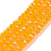 Electroplate Glass Beads Strands LS-EGLA-A034-T6mm-L11-1