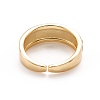 (Jewelry Parties Factory Sale)Brass Enamel Cuff Rings RJEW-I077-34-G-4