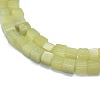 Natural Olive Jade Beads Strands G-F631-C04-3